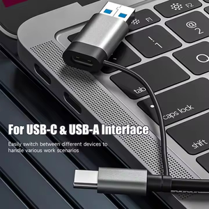 5合1扩展坞多功能存储卡读卡器Usb 3.0 usb-c至Tf Sd Xqd读卡器适配器，适用于Iphone 15 Pro/Max - Product Image 5