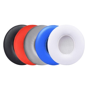 Toptan yedek kulak pedleri Beats Solo için 2.0 3.0 kablosuz kulak yastıkları Beats Solo 2 3 Earpads için kablosuz kulaklık Earpads - Product Image 1