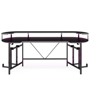 Nuevo diseño, superventas, escritorio para ordenador, estación de trabajo para ordenador, mesa de escritorio para juegos con tiras LED - Product Image 5