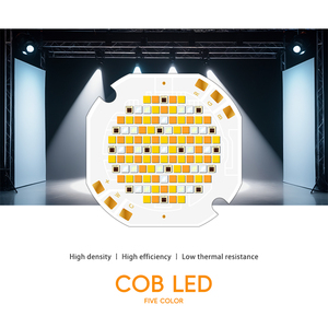 מודול <span class=keywords><strong>LED</strong></span> <span class=keywords><strong>COB</strong></span> פרימיום עוצמתי 260W, זווית אלומה 120 מעלות, 34-37V, שבבי R35 RGBCW, אור לבן קר/חם, תאורת במה - Product Image 1