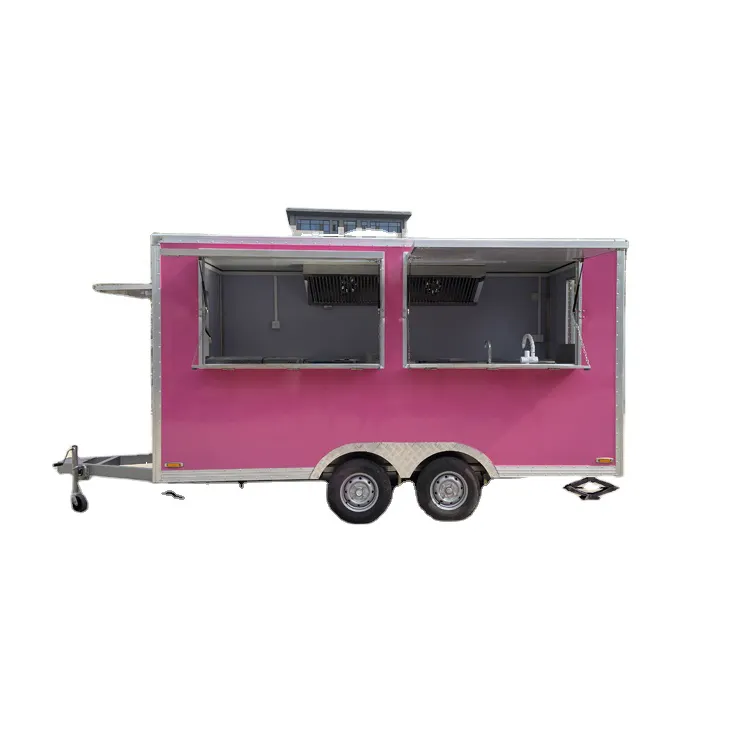 Bello sguardo outdoor beer bar mobile fast food truck per affitto