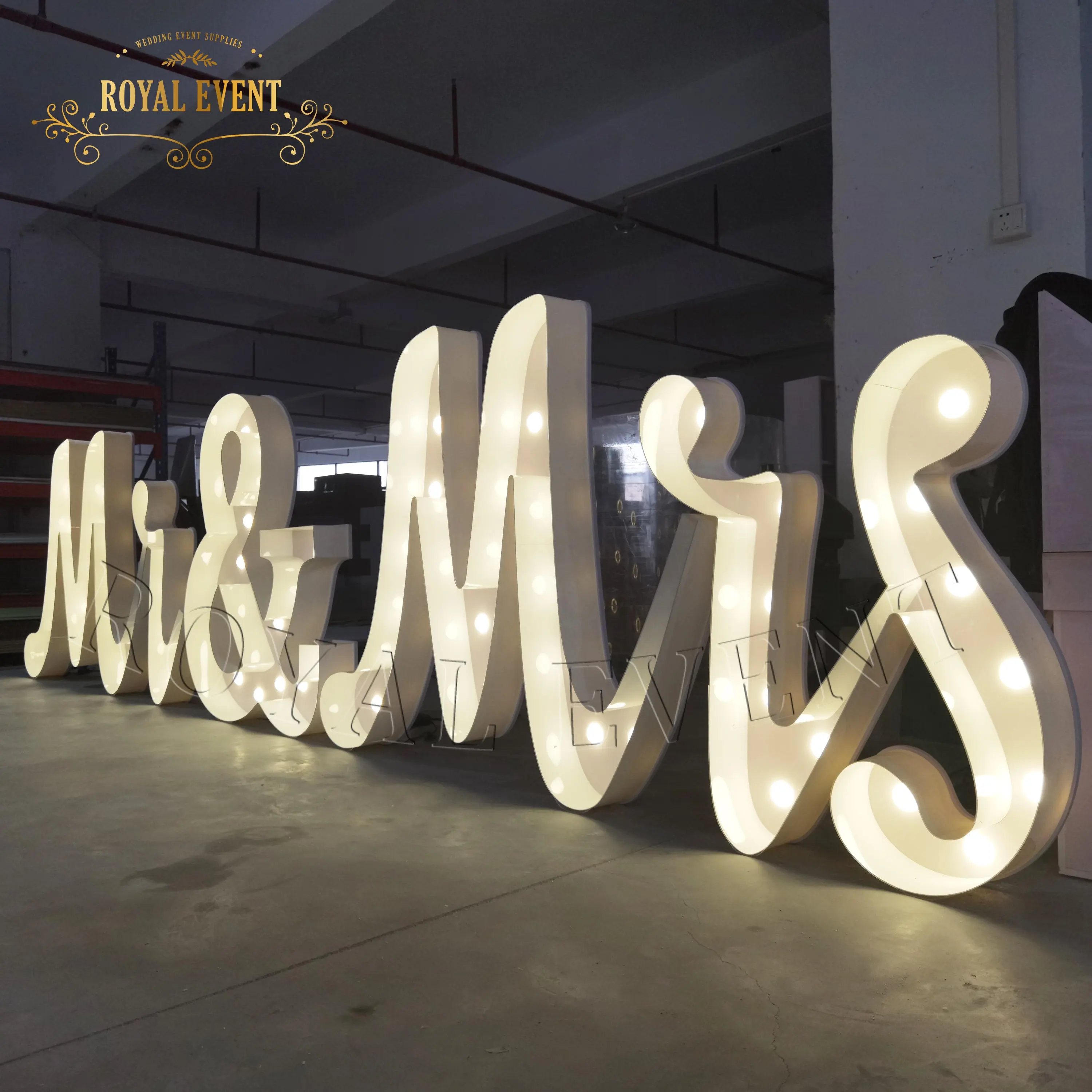 주문을 받아서 만들어진 결혼식 PVC 빛 marquee 편지 숫자 결혼식 장식 배경 스탠드 이벤트