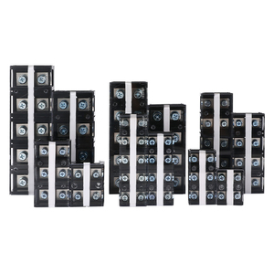 TC604 TC Series <strong>Fixed</strong> Screw <strong>Terminal</strong> <strong>Block</strong> TC-60A 4 Ways 600V Wire Connectors Electric Barrier Screw <strong>Terminal</strong> Strip - Product Image 5