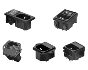C14 ปลั๊กไฟ ปลั๊กไฟ Snap ปลั๊กไฟ AC ขั้วต่อปลั๊กไฟตัวผู้ 3PIN 8PIN - Product Image 4