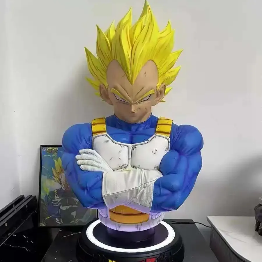 Dragons Ball práctica Goku músculo Goku mano hacer Gk 1/1 estatua modelo decoración Anime resina figura