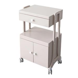 รถเข็นสแตนเลสสวยงามพร้อมชั้นเก็บของเคลื่อนย้ายได้ - Product Image 6