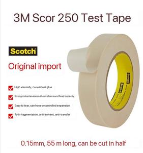 3M250紙テープ自動美容スプレーペイント印刷マスキングブロックインクテスト破れやすい固定ペースト12.7MM x 55M 25.4MM x 55M