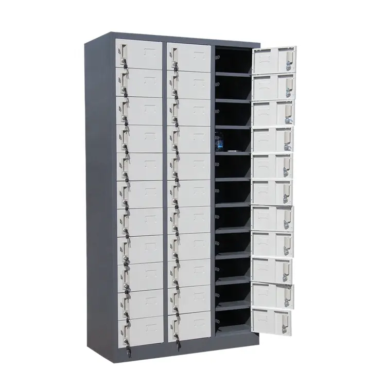 خزانة معدنية متعددة الأبواب قابلة للقفل للجميع للاستخدام المدرسي والمكتبي في صالة الألعاب الرياضية وغرفة خلع الملابس خزانة معدنية