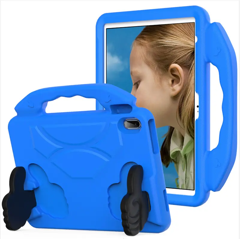 For iPad 10th Generation 10.9 inch 2022 lovely kids friendly shockproof EVA soft foldable kickstand handle cartoon tablet case