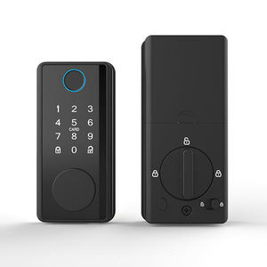 TUYA akıllı sürgülü kilit için Ble ağ uyumlu anahtarsız giriş için ahşap çelik cam alüminyum güvenli kilit - Product Image 1
