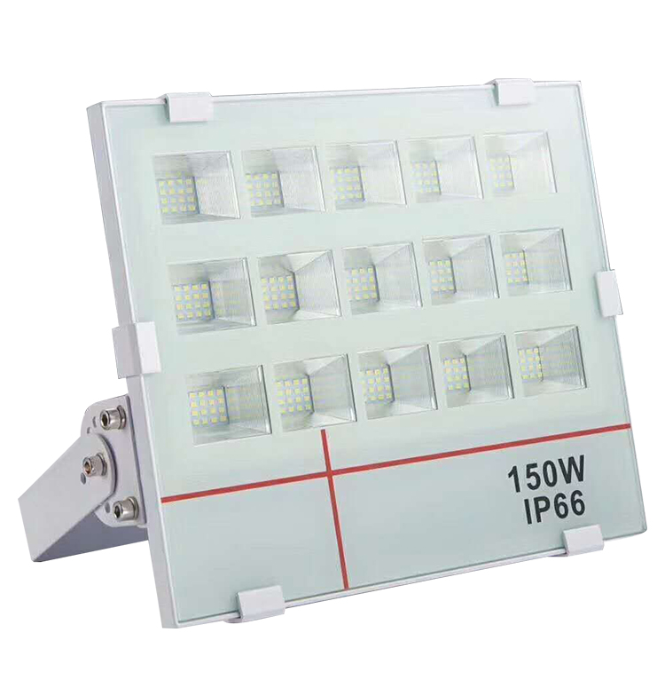 中国制造商新设计 IP66 户外铝白色 LED 泛光灯