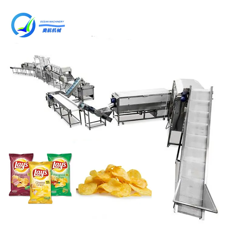 Machine de fabrication complète de pommes de terre, appareil pour production de Chips frais, 1 pièce