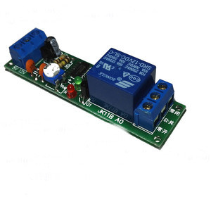 Relè di ritardo regolabile 0-10 secondi ad alto Trigger 5/12/24V microcontrollore scheda di controllo del tempo PLC modulo componenti elettronici - Product Image 5