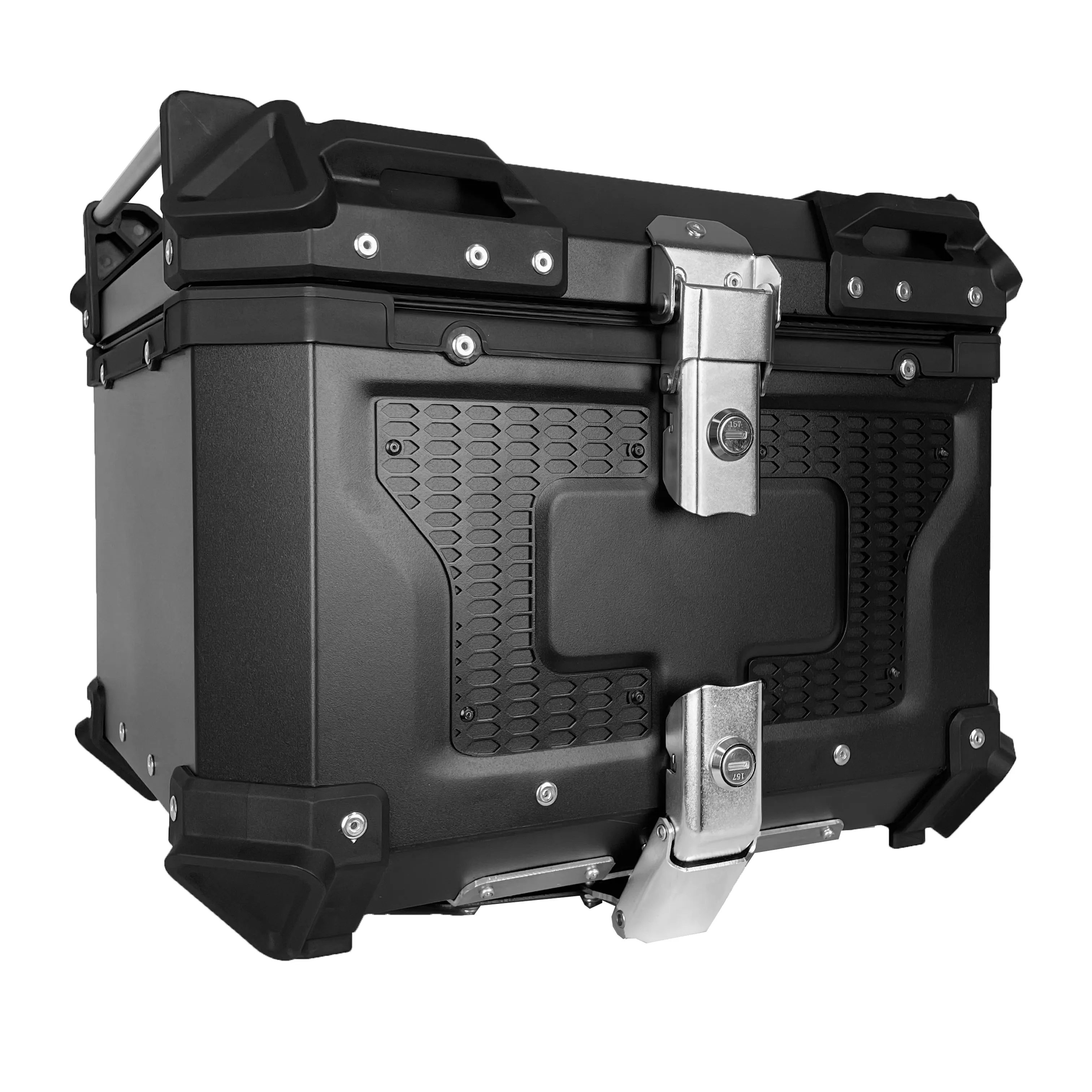 Top box para givi zontes cola scooter pannier ampliable herramienta equipaje de almacenamiento superior de aluminio de la Caja
