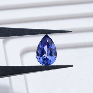 Lab yetiştirilen kraliyet mavi safir armut şekli 0.03ct 0.1ct 0.2ct 0.3ct 0.4ct 0.5ct 1ct armut kesim gevşek lab oluşturulan safir - Product Image 5
