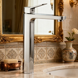 Sang Trọng Brass Lưu Vực Mixer Vòi Nước Và Cao Loại Sàn Gắn Touchless Hồng Ngoại Tự Động Cảm Biến <span class=keywords><strong>Tap</strong></span> Cho Khách Sạn Phòng Tắm Bồn Rửa Và - Product Image 2