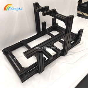 Hecho en China Marco de aluminio Kit de simulación dinámica Soporte Racing VR Simulador de conducción Soporte Asiento de simulador de realidad virtual