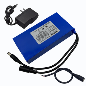 Büyük kapasiteli 12V lityum pil paketi 7000 mAh, 7AH çekirdek fıtık ışık, ses <span class=keywords><strong>LED</strong></span> ışık izleme, 12V pil - Product Image 3