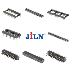 Jiln หัวเชื่อมต่อแบบกลมแบบแถวคู่หัวแบบกลึงหัวหญิงขนาด2.0มม. หัวปลั๊กตัวเมีย2.54 10 PPS - Product Image 2