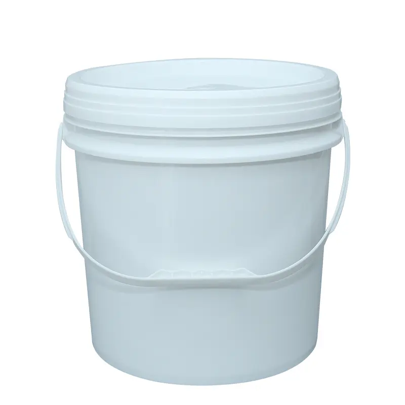 20 litre dairesel plastik kova gıda sınıfı su kovası meme kapağı yağlama yağı kova baskı özelleştirme desteği