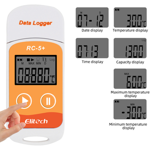 Registrador de temperatura del registrador de datos USB HEDAO con sensor Ntc para temperatura de laboratorio y almacén refrigerado