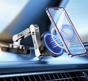 360 Degree <strong>Rotate</strong> Dashboard Magnetic Wireless Car Charger 10W Fast Charging 5V/3A Phone Holder US <strong>Socket</strong> Standard Electric - Product Image 3