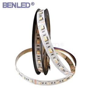 最新 5050 RGBW Led 灯带 5 色 1 Led 防水柔性 Rgbww WRGBWW Led 灯带 - Product Image 2