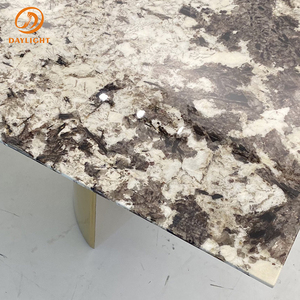 Bàn ăn sang trọng cao cấp Bàn Ăn Tròn bằng đá cẩm thạch hàng đầu & điểm nhấn kim loại chất lượng cao NỘI THẤT PHÒNG ăn biệt thự và khách sạn - Product Image 5