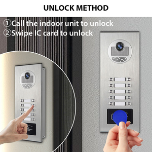 Customized Low Price Waterproof HD 720P Camera Smart <strong>Intercom</strong> Unlocking Function <strong>Video</strong> <strong>Intercom</strong> <strong>Systems</strong> for Apartment&amp;<strong>Buildings</strong> - Product Image 4
