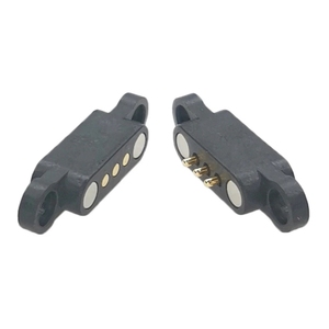 Magnetic Spring Pogo Pin Connector 3 Pin Pitch 2.3 MM Through Holes <strong>PCB</strong> Mount Male Female Probe <strong>DC</strong> Power Charge <strong>Socket</strong> - Product Image 1