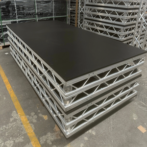 Litedeck sahne 1m x 1m alüminyum çerçeve kafes yapısı ayarlanabilir sahne işıklı ayarlanabilir dans platformu - Product Image 3
