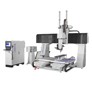 Tonsing 3 husillo con centro de mecanizado CNC ATC 5 Axis para corte y perforación de respaldo de silla de madera contrachapada - Product Image 1