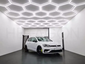 Шестиугольный потолочный светильник для автосалона - Product Image 5