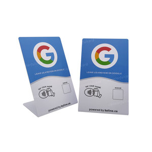 Nuovo arrivato 180 byte programmabili PVC vuoto NFC Tap Google Review Stand per Feedback - Product Image 6