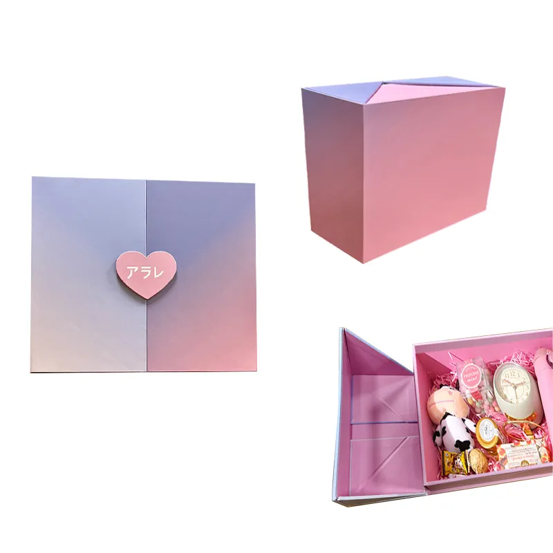 Custom your own box pink red beautiful sweet clothing underwear lingerie cardboard packaging boxes gift box for women