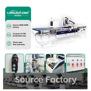 Máquina de corte CNC de venta directa de fábrica para procesamiento de placas Carga y descarga automática 1 equipada con herramienta - Product Image 1
