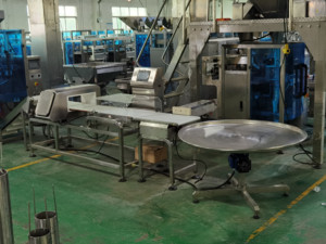 1.2m 1.5m可调电动工作台不锈钢收集台旋转圆形分拣工业旋转台 - Product Image 3