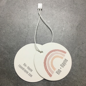 <strong>Custom</strong> Circle hang <strong>Tags</strong> Recycled,eco Friendly <strong>String</strong> for hang <strong>Tag</strong> - Product Image 2