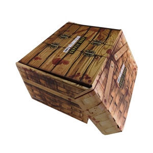 复古做旧木盒桌面杂物接收戒指盒拍摄道具) - Product Image 2