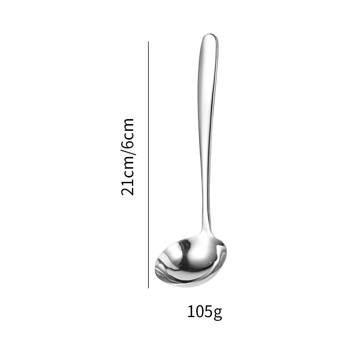 Cuchara de sopa coreana de plata
