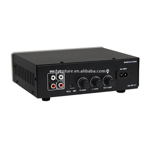 2-way Amplifier / <strong>Speaker</strong> Audio Switcher Box Selector Music Spectrum Visualizer Dual Analog VU Meter DB Panel Display - Product Image 3
