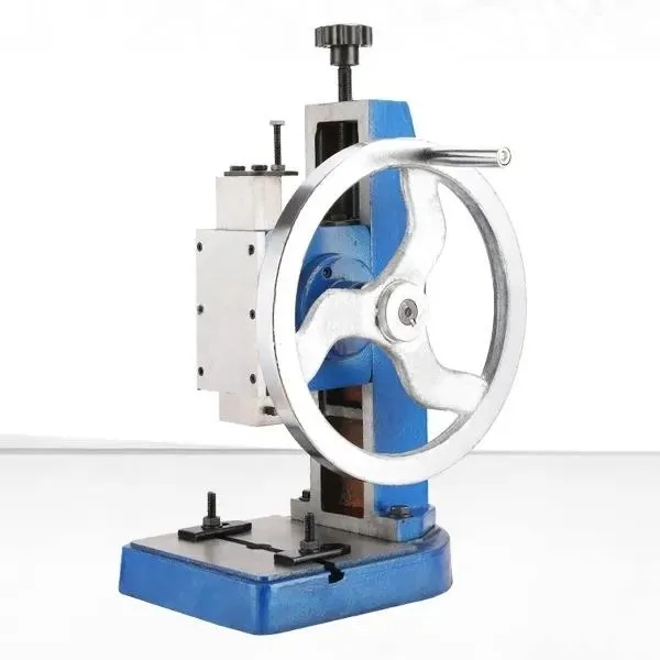 Manual Press Rotary Disc Punch Table Riveting Equipment Manual Press High Precision Disc Press