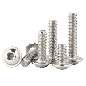 Sujetadores M2 M4 Cabezal de botón de brida galvanizada Sujetador de panel de estilo hexagonal con tornillo de máquina de arandela - Product Image 6