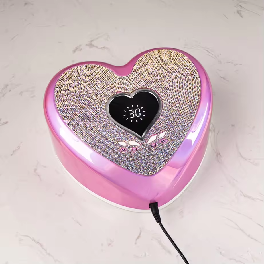 Lampe diamant rose