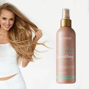 Kunduz yüksek kalite Salon meslek Anti bukle yumuşatma izin-in formülü brezilyalı Keratin yumuşatma isı koruma sprey - Product Image 2