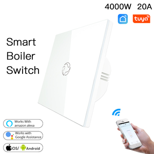 Ev otomasyonu akıllı kazan anahtarı cam wifi kontrolü akıllı ev sistemi dokunmatik anahtarı abd interruptor inteligente - Product Image 2