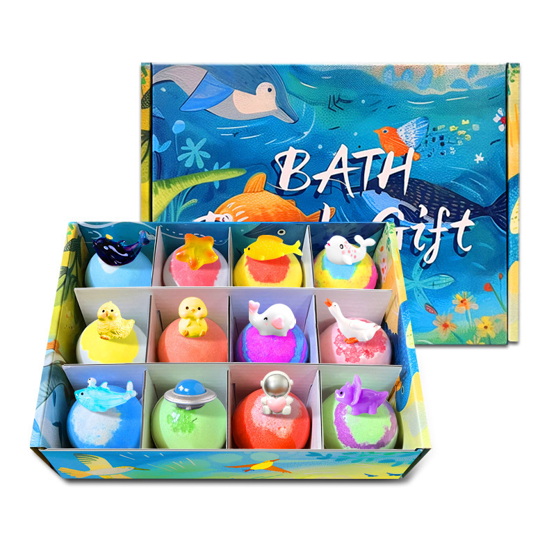 60g*12-Pack Jouets cachés, jouets de la série mer, terre et air, version améliorée