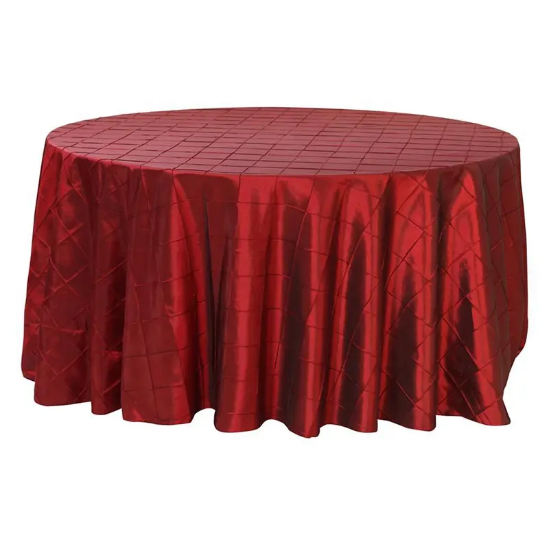 Venda por atacado banquete de luxo fantasia personalizada, festa de casamento, decoração, pano redondo, tabela bordado tampas de mesa