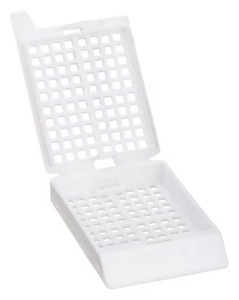 Universal 45 or 30 Degree Angle Tissue <strong>Embedding</strong> Cassette, Integral Lid, Large Writing Area, for <strong>Automated</strong> Labelling <strong>Systems</strong> - Product Image 1
