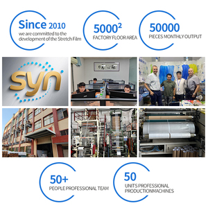 เครื่องม้วนฟิล์มยืด LLDPE ทำจาก PVC แบบนิ่มและแบบหล่อด้วยการพิมพ์โลโก้แบบกำหนดเอง - Product Image 2
